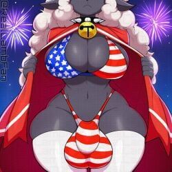 goth_lamb_(reallambfan), lamb_(cult_of_the_lamb), 4th_of_july, cult_of_the_lamb, reallambfan
