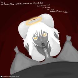 jadedkat69, 1boy, 1girls, angel, ass