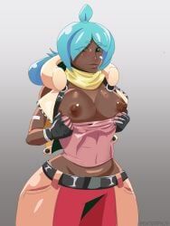 beatrix_lebeau_(slime_rancher), slime_rancher, eaterphos, blue_hair, breasts