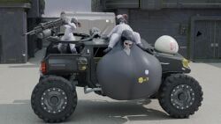 churn_vector, helldivers, anthro, balls, big_balls