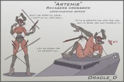 fan_character, crossout, oracle_dominus, android, artemis_(crossout)