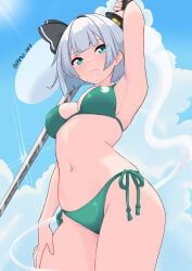 youmu_konpaku, youmu_konpaku_(ghost), touhou, pamu_art, 1girl