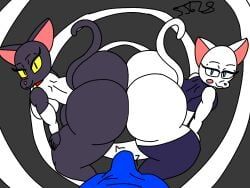kuro_(tansau), oc, shiro_(tansau), tansau's_mesmerize, springtron