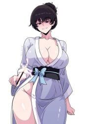 asa's_mother, chainsaw_man, gato_gratam, bangs, big_breasts