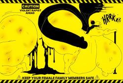 warning_sign_person, varix, big_penis, black_body, child_penetrating_parent