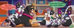 dylan_(101_dalmatians), roxy_(101_dalmatians), summer_(101_dalmatians), 101_dalmatian_street, 101_dalmatians