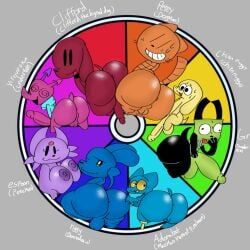 adorabat, chikn_nuggit_(chikn_nuggit), clifford_(red_dog), eifie_(pokemon), espeon
