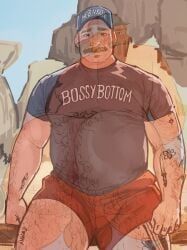 daryl_(hebiwoogie), hebiwoogie, ass, bara, big_ass