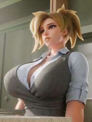 angela_ziegler, mercy, scrag_mercy, blizzard_entertainment, overwatch