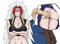 left_(yomi_no_tsugai), yomi_no_tsugai, 1female, 1male, arms_crossed