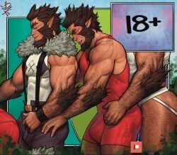 beowulf_(skullgirls), scott_howl, monster_prom, skullgirls, 18+_symbol
