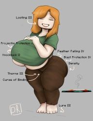 alex_(minecraft), minecraft, mojang, mrbrickeater, 1girls