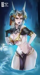 arts_of_paloma, armored_bra, attractive, beautiful, beautiful_face