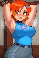 butterfly_(planetronika), planetronika, yairai, 1girls, armpit_fetish