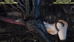 ashley_williams, facehugger, femshep, miranda_lawson, xenomorph