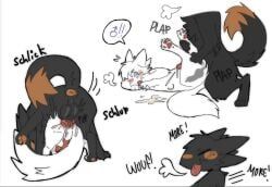 experiment_(scav_prototype), expie_(gunsawian), animal_genitalia, animal_penis, anthro