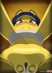 ankha, animal_crossing, atotekio, shattered_lewd, blushing