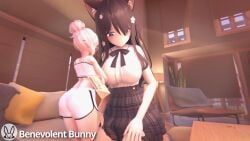 selestia_(benevolent_bunny), original, pornhub, benevolent_bunny, 2girls