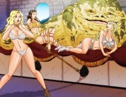 arwen_undomiel, eowyn, galadriel, jabba_the_hutt, slave_leia_(cosplay)
