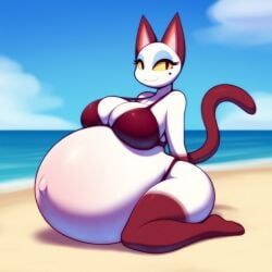 animal_crossing_girl, olivia_(animal_crossing), animal_crossing, nintendo, lazybonesai