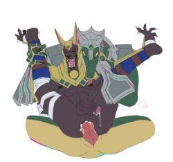 nasus_(lol), renekton, league_of_legends, riot_games, tencent