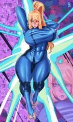 samus_aran, zero_suit_samus, metroid, nintendo, howardk