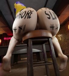 celty_sturluson, durarara!!, unknown_artist, ass, below_view