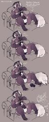 original_character, pinnipeen, anal_juice, anthro, book