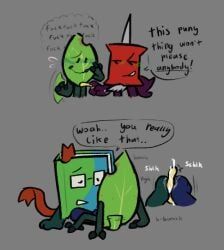 book_(bfdi), leafy_(bfdi), pin_(bfdi), battle_for_dream_island, object_shows