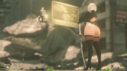 pod_(nier), yorha_2b, nier:_automata, nurico, 1girls