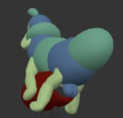 squirm_(dandy's_world), dandy's_world, prisma_3d, felixmcfurry, felixmcfurry_(modeler)
