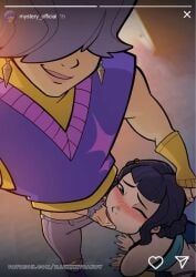 mystery_(kpop_demon_hunters), zoey_(kpop_demon_hunters), kpop_demon_hunters, snapchat, illuxxxtrandy