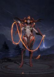 lust_(watcher_of_realms), watcher_of_realms, 1girls, breasts, demon
