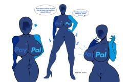 paypal, spartandoodles, 1girls, breasts, child_bearing_hips
