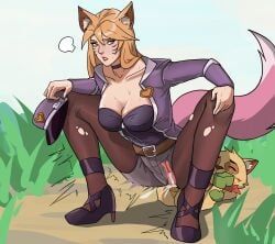 ahri, ahri_(league_of_legends), popstar_ahri, teemo, teemo_(lol)