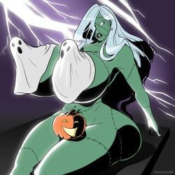 oc, frankenstein, jacques00, 1girls, big_areola