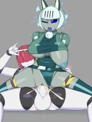 robo-fortune, shamrock_(polynian), robot_neoanthropinae_polynian, skullgirls, confusedsabron