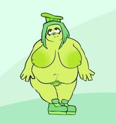 green_(deltarune), deltarune, oxkingky, 1other, breasts