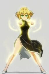 oc, original_character, original, black_chinese_dress, black_panties