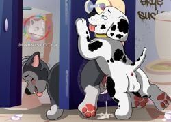 gasket_(paw_patrol), marshall_(paw_patrol), nickelodeon, paw_patrol, marvispot84