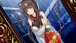 lycia, nutaku, breasts, brown_hair, female
