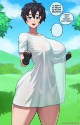 son_gohan, videl, dragon_ball, dragon_ball_z, lheartvoiceover