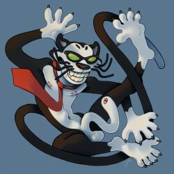 ravuer, accessory, action_pose, anthro, belly