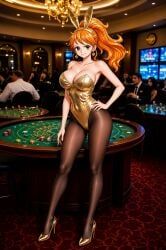 nami_(one_piece), one_piece, iury_padilha, big_breasts, brown_eyes