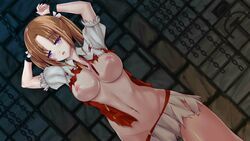 laela, nutaku, 1girls, breasts, chained