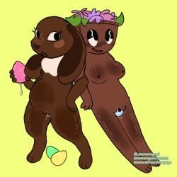 bassie_(dandy's_world), cocoa_(dandy's_world), blush_crunch_studios, dandy's_world, dandys_world