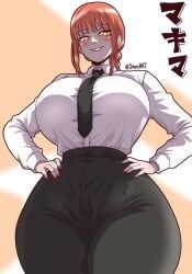 makima_(chainsaw_man), chainsaw_man, seireiart, 1girls, big_boobs