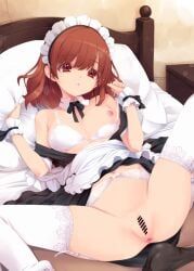 original, kirishima_satoshi, 1boy, 1girl, :o