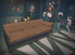 belle_(zenless_zone_zero), mihoyo, zenless_zone_zero, amana, 1animal