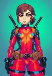 deadpool_(cosplay), ellie_(the_last_of_us), ellie_williams, the_last_of_us, the_last_of_us_2